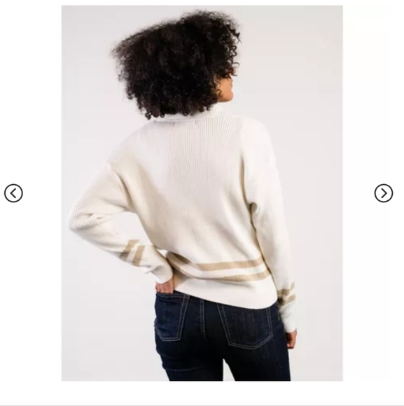 NWT ABLE Women's Jenna Polo Sweater Sz 1X - Picture 8 of 9